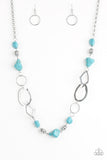 Thats TERRA-ific! - Blue Paparazzi Necklace - Carolina Bling Boss