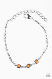All I Have To Do Is GLEAM - Orange Paparazzi Bracelet - Carolina Bling Boss