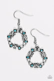 Whimsy Wreaths - Blue Paparazzi Earrings - Carolina Bling Boss
