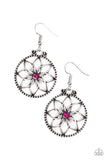 Bloom Bloom - Pink Paparazzi Earrings - Carolina Bling Boss