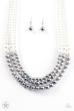Lady In Waiting - Silver Paparazzi Necklace - Carolina Bling Boss