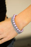 Perfect POSH-ture - Purple Paparazzi Bracelet - Carolina Bling Boss