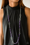 Dreamy Discovery - Purple Paparazzi Necklace - Carolina Bling Boss