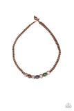 The Great Alp - Brown Paparazzi Necklace