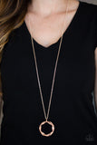 Millennial Minimalist - Copper Paparazzi Necklace