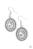 Wonderfully West Side Story - White Paparazzi Earrings - Carolina Bling Boss