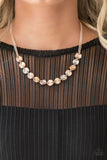 Simple Sheen - Gold Paparazzi Necklace