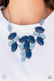 Date Night Nouveau - Blue Fashion Fix Exclusive Paparazzi Necklace
