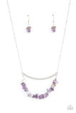Pebble Prana - Purple Paparazzi Necklace