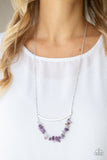 Pebble Prana - Purple Paparazzi Necklace