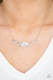 Cheers To Sparkle - White Paparazzi Necklace - Carolina Bling Boss