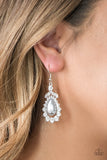 Award Winning Shimmer - Silver Paparazzi Earrings