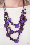 South Beach Summer - Purple Paparazzi Necklace - Carolina Bling Boss