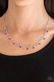 Dinner Party Demure - Pink Paparazzi Necklace - Carolina Bling Boss