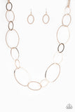 City Circuit - Rose Gold Paparazzi Necklace - Carolina Bling Boss