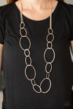 City Circuit - Rose Gold Paparazzi Necklace - Carolina Bling Boss