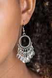Paradise Palace - White Paparazzi Earrings - Carolina Bling Boss