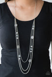 Pretty Pop-tastic! - White Paparazzi Necklace - Carolina Bling Boss