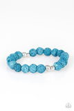 Steady Now - Blue Lava Rock Bracelet - Carolina Bling Boss