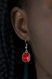 Dynamite Dazzle - Red Paparazzi Necklace - Carolina Bling Boss