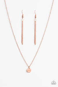 Love At First SHINE - Copper Paparazzi Necklace - Carolina Bling Boss