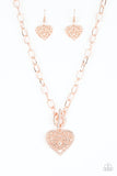 Victorian Romance - Rose Gold Paparazzi Necklace - Carolina Bling Boss