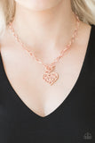 Victorian Romance - Rose Gold Paparazzi Necklace - Carolina Bling Boss