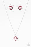 Dashingly Dapper - Red Paparazzi Necklace - Carolina Bling Boss
