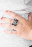 Sparkle Struck - Black Paparazzi Ring - Carolina Bling Boss