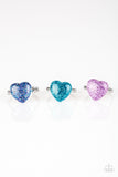 Glitter Heart Ring - Multiple Colors Available - Carolina Bling Boss