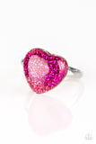 Glitter Heart Ring - Multiple Colors Available - Carolina Bling Boss
