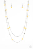 Beach Party Pageant - Yellow Paparazzi Necklace - Carolina Bling Boss