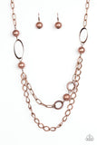 Mega Metal - Brass Paparazzi Necklace - Carolina Bling Boss