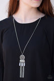 Western Wayward - Silver Paparazzi Necklace - Carolina Bling Boss