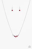 Sparkling Stargazer - Red Paparazzi Necklace - Carolina Bling Boss
