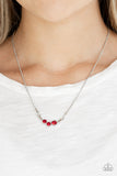 Sparkling Stargazer - Red Paparazzi Necklace - Carolina Bling Boss
