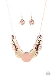 A Daring DISCovery - Copper Paparazzi Necklace - Carolina Bling Boss