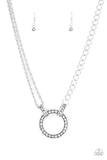 Razzle Dazzle - White Paparazzi Necklace - Carolina Bling Boss