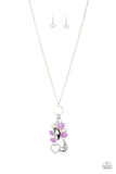 I Will Fly - Purple Paparazzi Necklace - Carolina Bling Boss