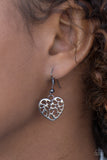 With My HOLE Heart - Black Paparazzi Necklace - Carolina Bling Boss