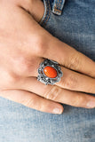Pasadena Princess - Orange Paparazzi Ring - Carolina Bling Boss