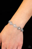 Jealous Heart - White Paparazzi Bracelet - Carolina Bling Boss