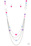 Bubbly Bright - Multi Paparazzi Necklace