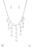 Spotlight Stunner - White Paparazzi Necklace