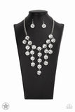 Spotlight Stunner - White Paparazzi Necklace