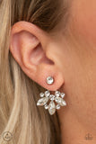 Crystal Constellations - White Paparazzi Earrings