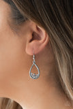 Raindrop Radiance - White Paparazzi Earrings - Carolina Bling Boss