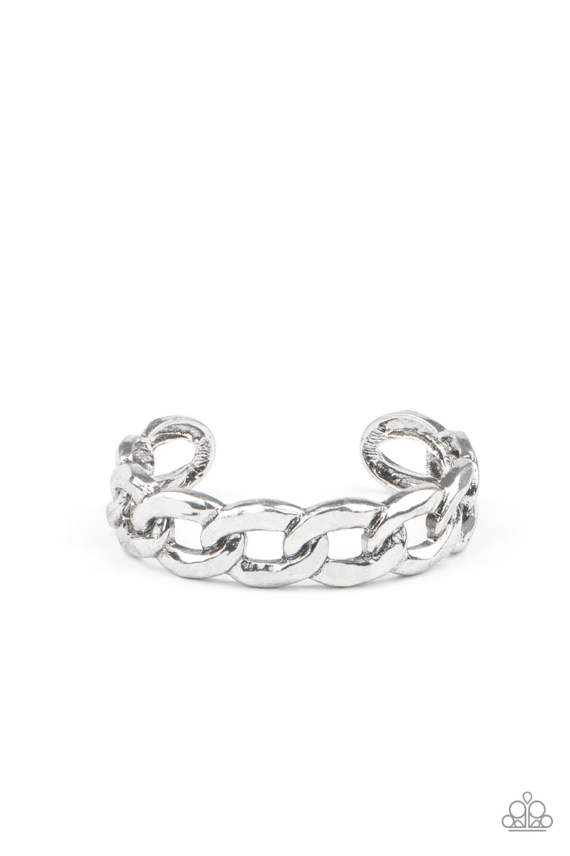 Living Off The Grit Silver Paparazzi Bracelet