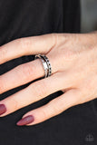 Edge Effect - Silver Paparazzi Ring - Carolina Bling Boss