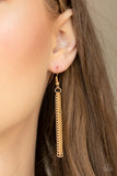 Terra Tassel - Gold Paparazzi Necklace
